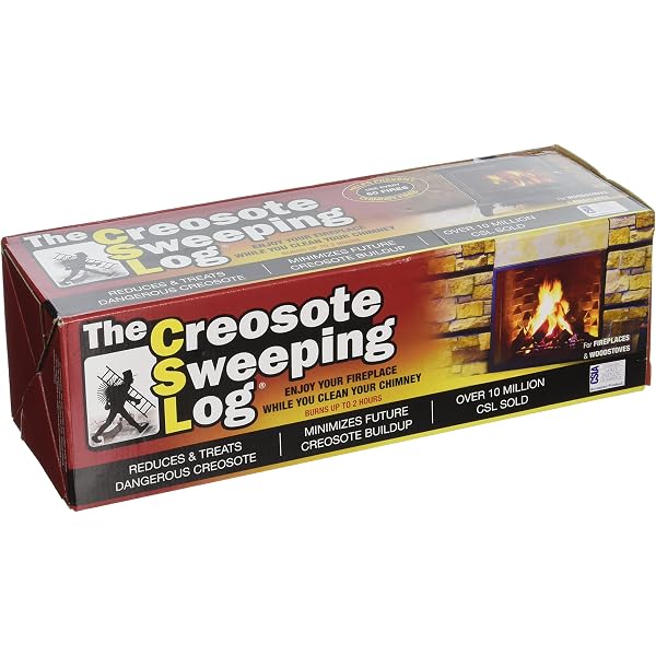 Amazon.com: Creosote Sweeping Log SL824-12 Creosote Log, 1-pack, Brown :  Home u0026 Kitchen