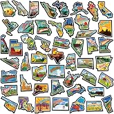 United States Map Fridge Magnets- RV US Individual State-USA Camper Magnet Refrigerator Sticker for Travel, Gift, Bucket List, Destination of States Visited (United States Map)