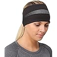 TrailHeads Womens Ponytail Headband - Reflective, Moisture Wicking Hair Headband for Running, Winter - Adrenaline Series