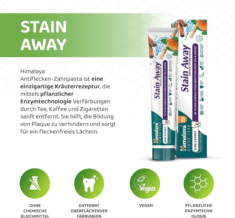 HERBALS Enamel Friendly Stain - Away Toothpaste (1 Pack)