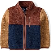 The Children's Place baby-boys And Toddler Long Sleeve Sherpa Fleece Full Zip Jacket