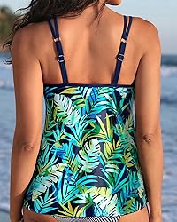 Womens Flowy Tankini Tops Only - Modest Bathing