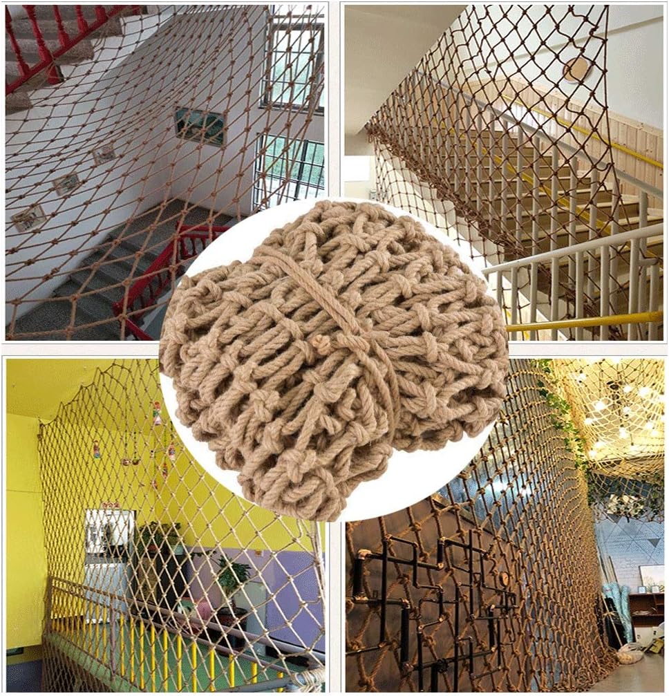 WJMT Child Safety Net,Durable Banister Guards For Kids Safety For Indoor Stairs Rails Cribs Balcony, Child Safety Fence Net Indoor Climbing Net (Size : 5ร5M(16ร16ft))