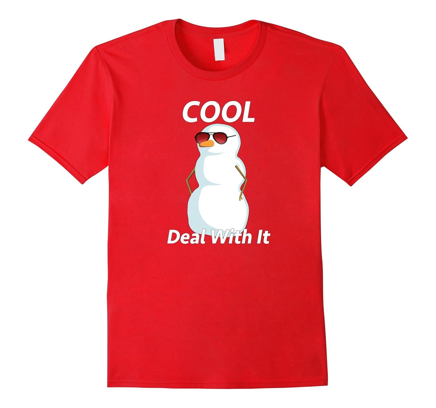 Cool Deal With It Snowman Winter Sunglasses Shirt-ANZ