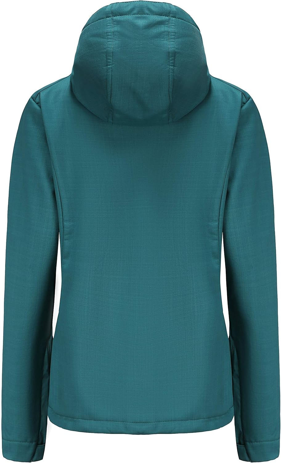 svacuam Women's Fleece Lined Softshell Waterproof Jacket Lightweight Anorak Hiking Coat: Clothing