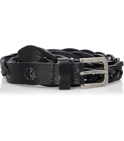 Patricia Nash Leather Astrid Belt, Black with Silver Floret  display picture 1