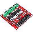 NOYITO 4-Channel MOSFET Switch Module IRF540 Isolated Power Module (4-Channel, Red)