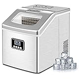EUHOMY Countertop Ice Maker Machine, 40Lbs/24H Auto