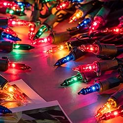 YULETIME Multicolor Christmas Lights, 66 Feet 200