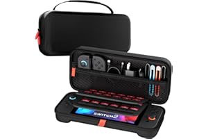 ProCase Carrying Case for Nintendo Switch 2 (2025) with 24 Game Card Slots, Hard Portable Travel Case Storage Bag Protective 