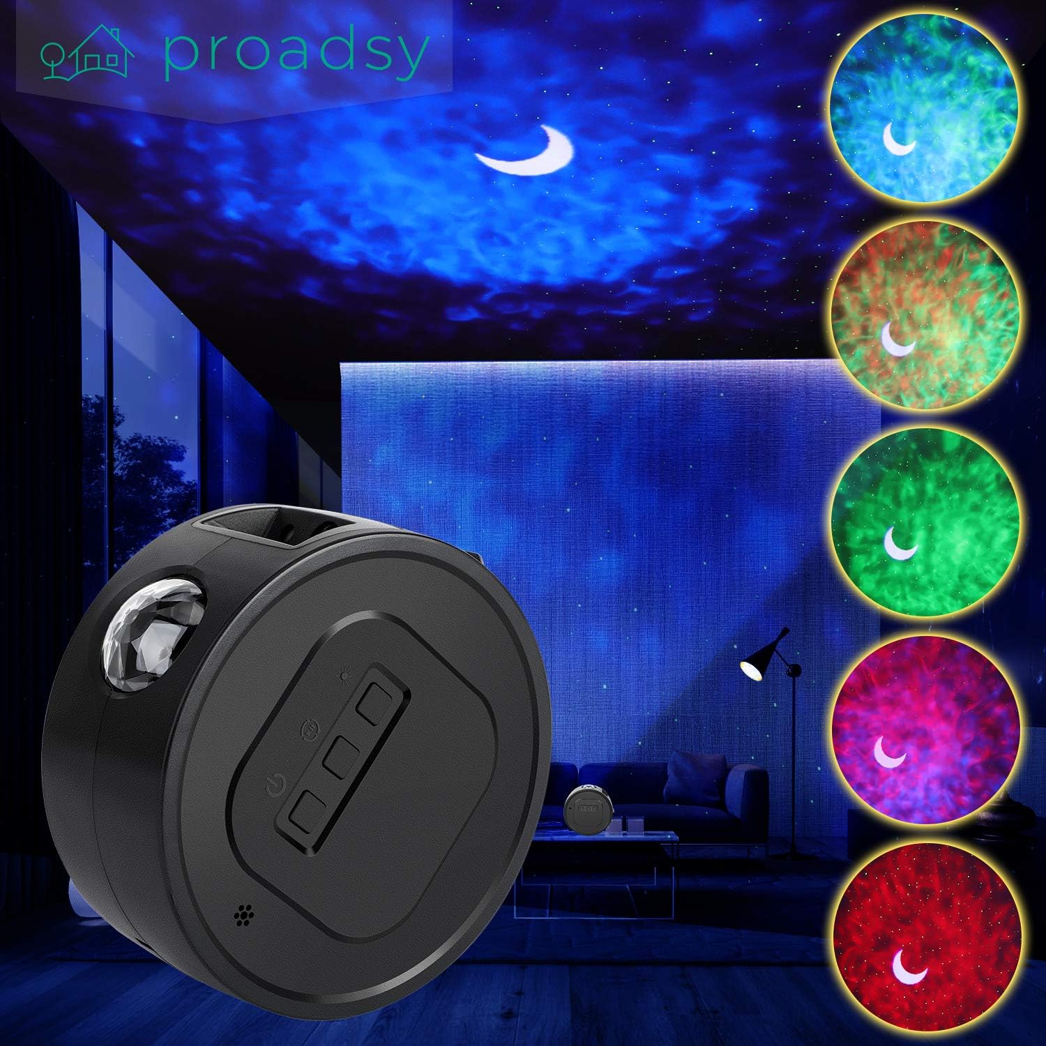 Galaxy Projector Star Projector Night Light for Kids ...