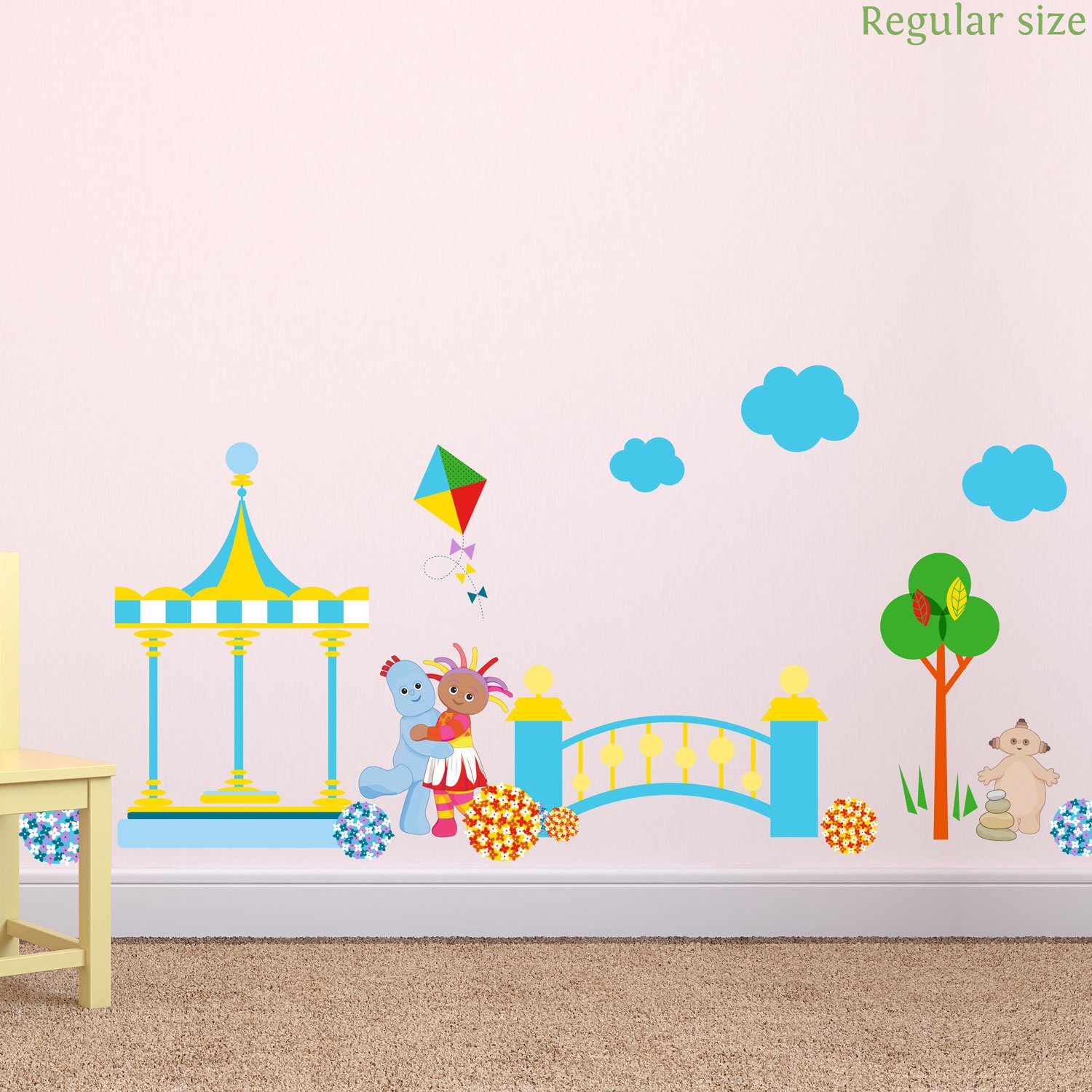 in The Night Garden Bridge Scene Wall Sticker Pack (Regular Size with Characters) | Official in The Night Garden Wall Sticker