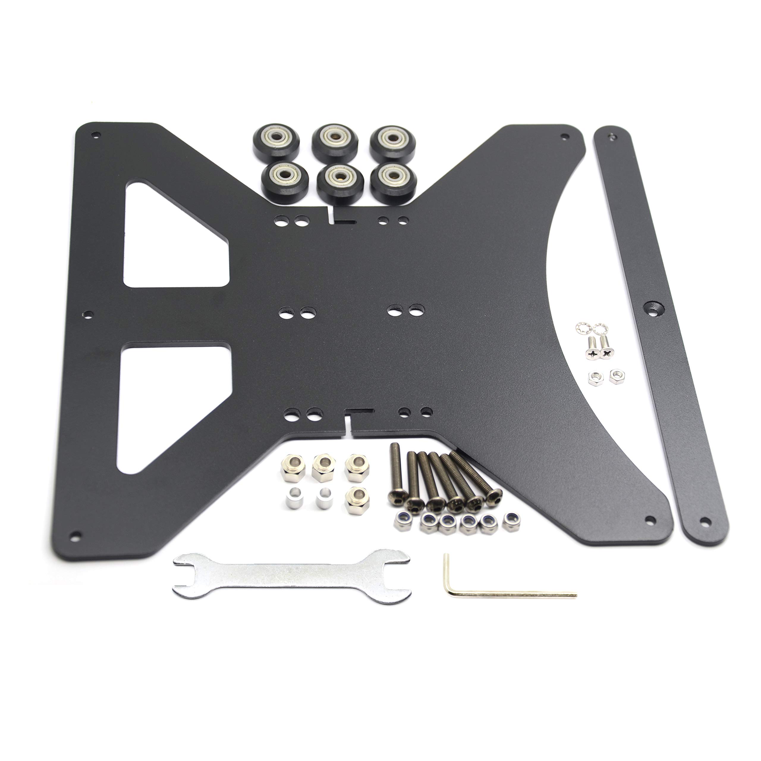 Befenybay Modular Y Carriage Plate Upgrade for 2040V Aluminum Profile for CR-10 3D Printer (260mm)