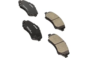 Bosch BC1327 QuietCast Premium Ceramic Disc Brake Pad Set For Select Chrysler Town & Country; Dodge Grand Caravan, Journey, N