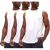 DEVOPS Men's Relaxed-Fit Workout Loungewear Gym Tank Top Sleeveless