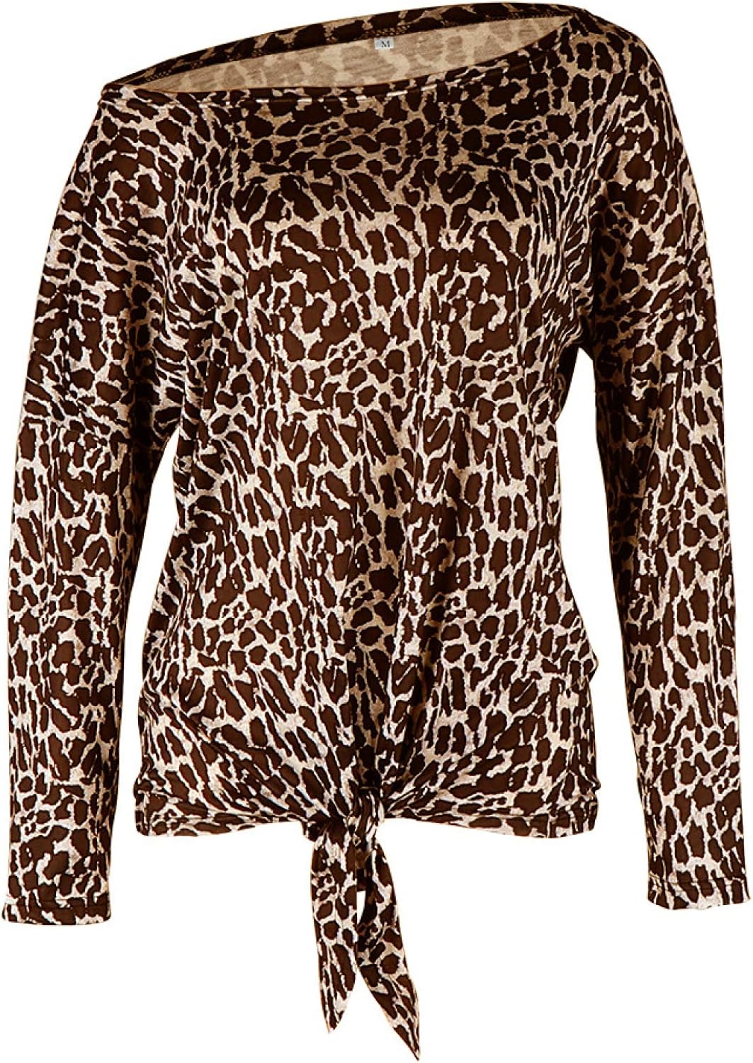 Floerns Damen-Body Mit Leopardenmuster – Langärmelig, Dehnbar, Perfekt Für Sport & Freizeit