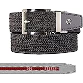 Nexbelt Men's Braided Ratchet Golf Belt – Adjustable, Stretch Fit – For Casual Wear & Golfing (Fits up to 50")