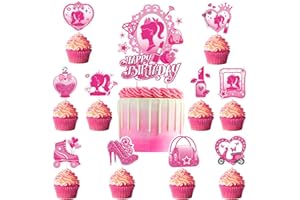 IKCYOU Babies Party Decorations Babies Birthday Decorations 1pcs Babies Cupcake Toppers Babies Cake Pink Party Decorations Cupcake Topper Wrappers Princess Birthday Party Decorations