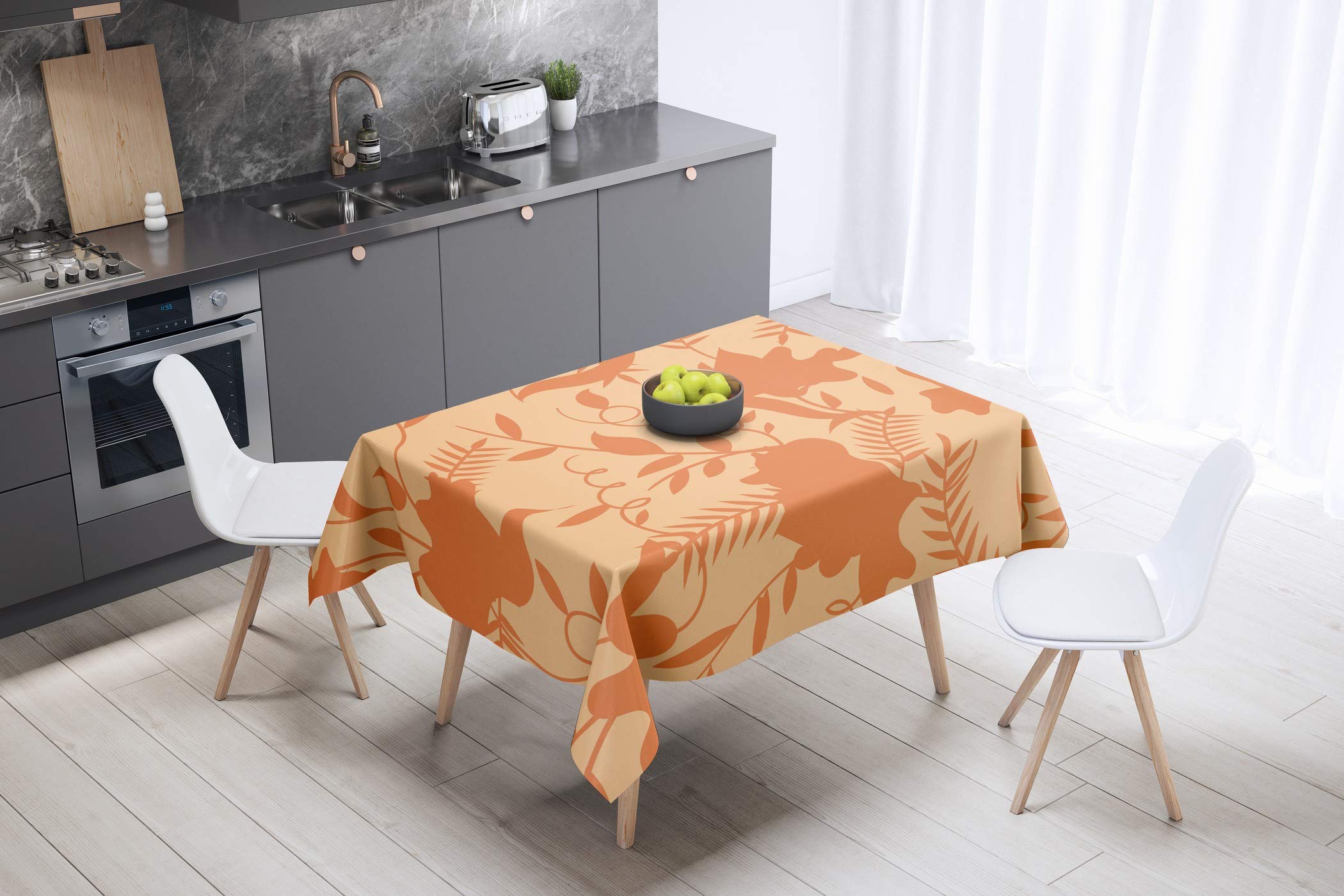Bonamaison Kitchen decoration, tablecloth, 140 cm x 140 cm, designed and manufactured in Turkey