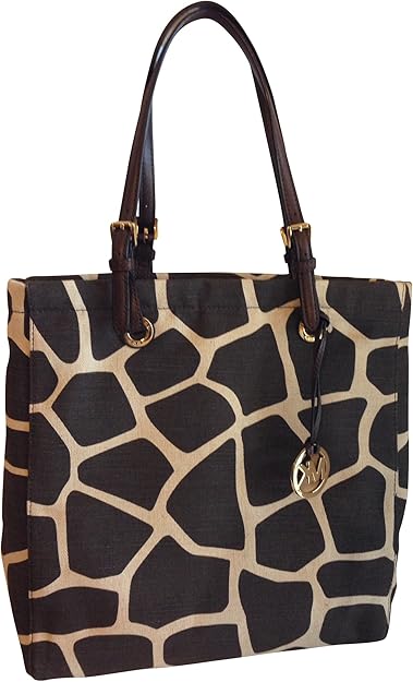 michael kors giraffe print tote