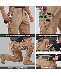 CNBQDD Work Pants for Men Construction Ripstop