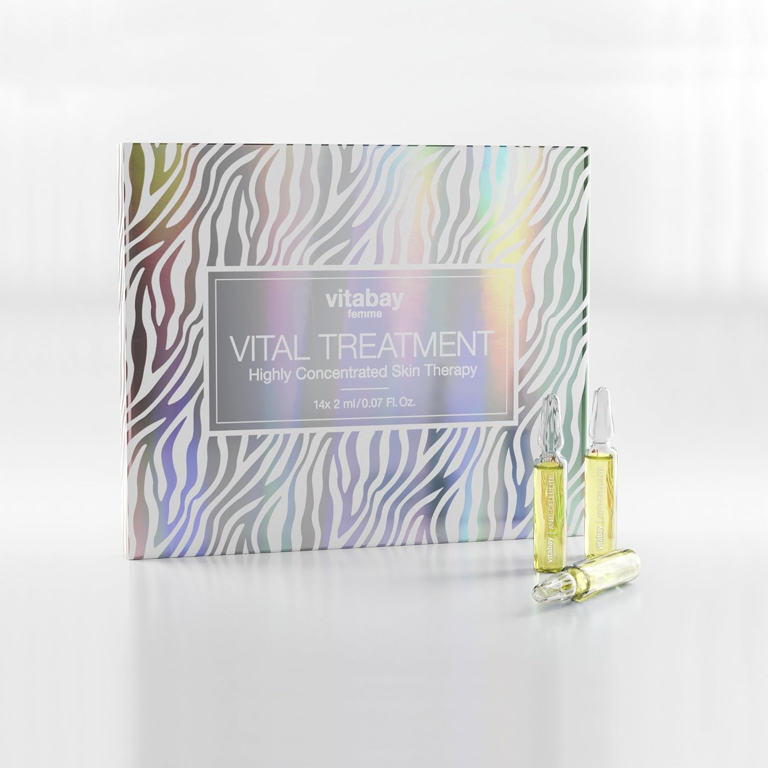 Anti Cellulite Serum 14 x 2 ml - smoothing, restructuring, firming with guarana & hyaluronic acid, Ivory - Image 3