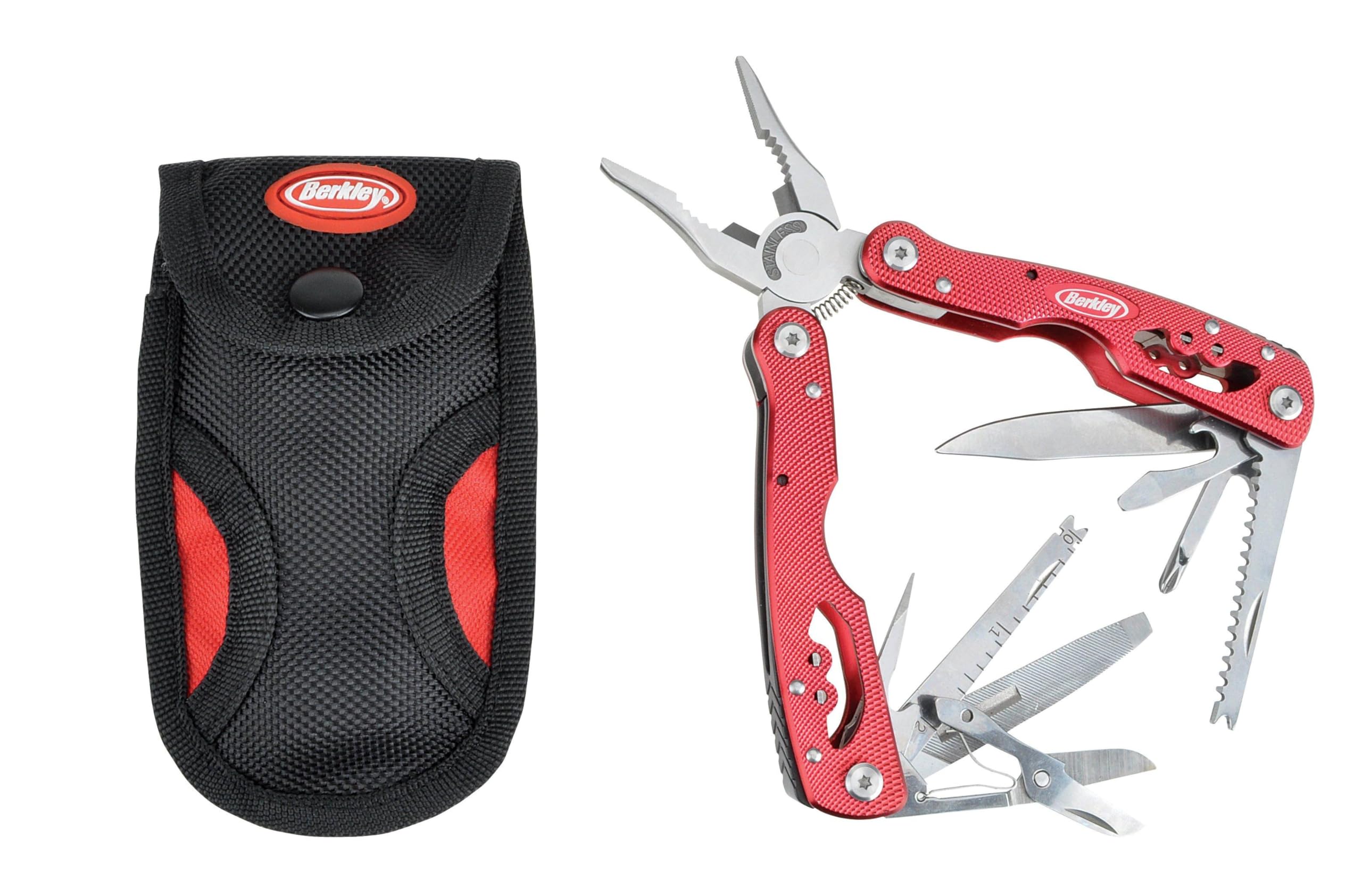 Berkley Fishing Multi-tool, Multitool, Multi-Tools, Unisex, Red