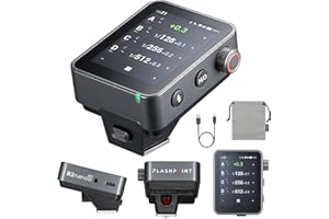 Flashpoint R2 Nano Pro X3 PRO S X3PRO for Sony TTL Wireless Flash Trigger with Bluetooth & APP Touch Screen 2.4GHz X System Pro Shooting Modes Shutter Control Fast Charging (Godox X3 Pro for Sony)