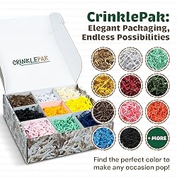 Crinklepak 1LB USA Made Yellow Crinkle Paper Filler