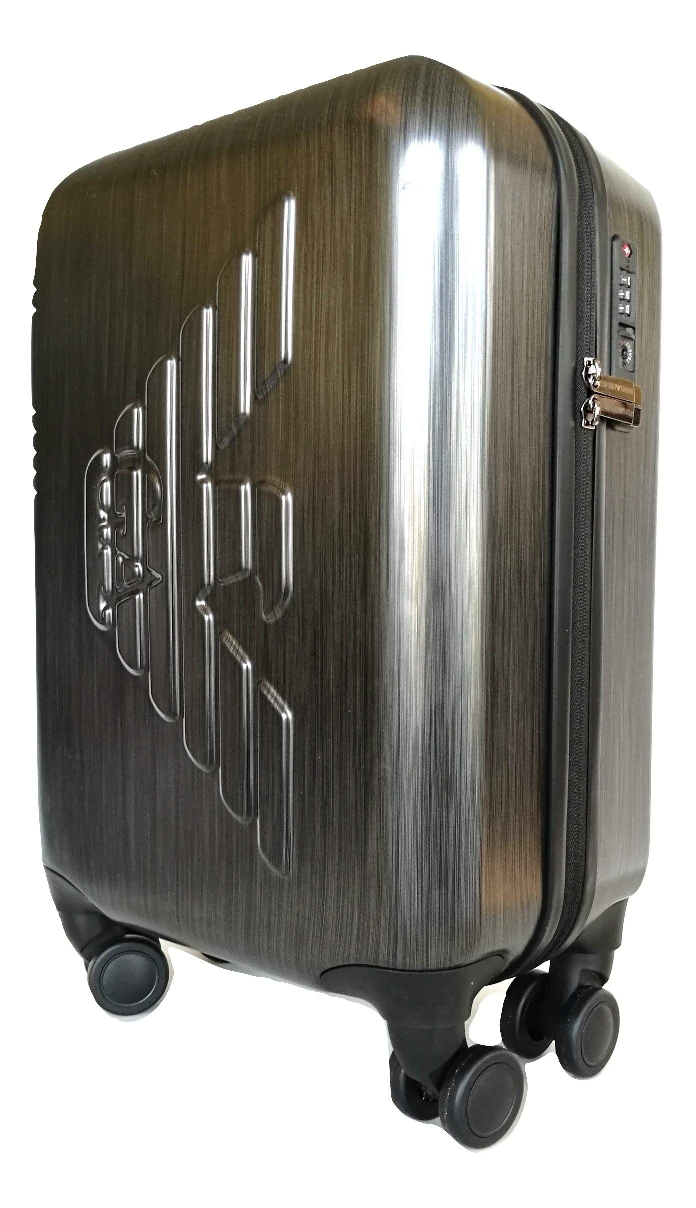 Emporio Armani Spinner (4 Wheels) Anthracite 56 cm