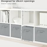 Amazing Tour 8 Pcs Cube Storage Boxes 33x38x33cm Foldable Fabric with Handles view 3
