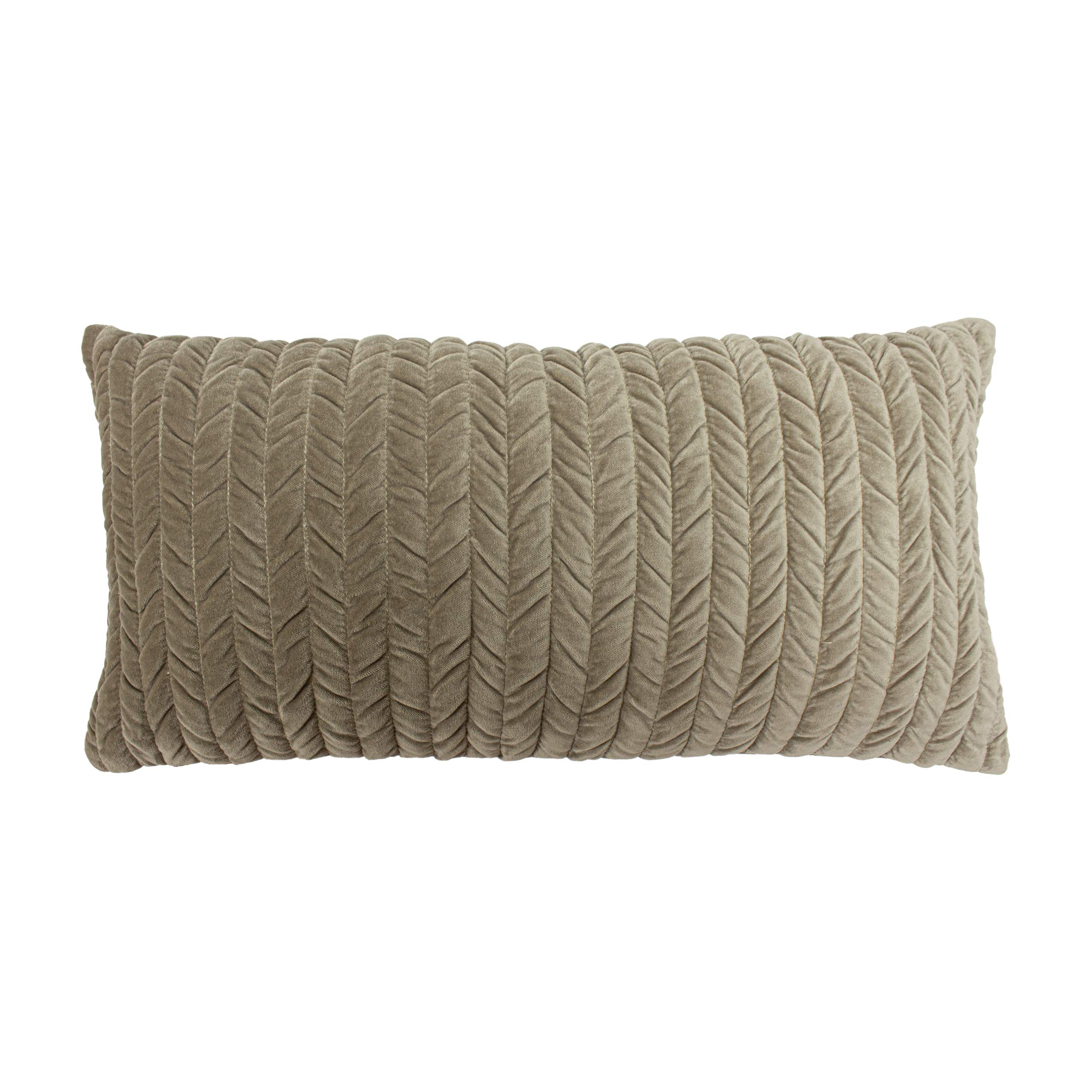 Riva Home Allure Polyester Filled Cushion, Cotton, Grey