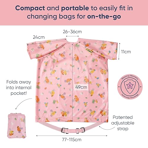 BIBaDO Short Sleeve Baby Bibs Babies Toddlers 6-36 Months