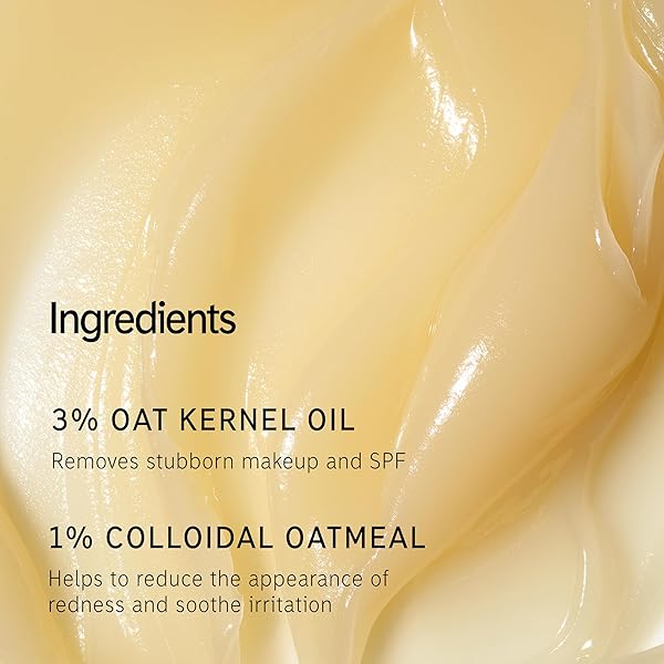 THE INKEY LIST OAT CLEANSING BALM 5 FL OZ/150ML, DISSOLVES MAKEUP, NOURISHING SKINCARE, GENTLE CLEANSER, VEGAN FRIENDLY, SUITABLE FOR ALL SKIN TYPES