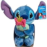 Disney Classics Lil Friends Stitch and Scrump Plush Stuffed Animal | Holiday Stocking Stuffers, Gifts, Presents, Kids Toys for Ages 2 Up, by Just Play