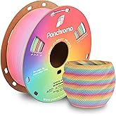 Polymaker Panchroma Gradient Satin Rainbow 3D Printer PLA Filament 1.75mm, Multicolor 3D Printing PLA Filament, 1kg Spool (2.2lbs)