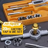 Hi-Spec 20pc Metric Tap & Die Set M3-M12 Tapping Tool Kit view 6