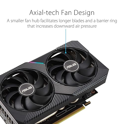 ASUS Dual NVIDIA GeForce RTX 3060 V2 OC Edition 12GB GDDR6 Gaming