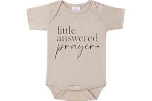 BIBIBLISSBABY Pregnancy Announcement for Grandparents Gift,Little Answered Prayer Infant Reveal Ideas,Baby Announcement