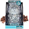 Monty Bojangles Cocoa Dusted Chocolate Truffles Cat Tin (Diamond Empress - 7oz) Four Flavors In One, Luxury Chocolatey Truffles - Collectable Cat Tin, Truffles Chocolate Gift Box With Bespoke Design