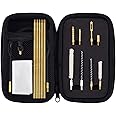 Boosteady .177 Cal & .22 Cal Airgun Cleaning Kit with Cotton Mop Brass Cleaning Rod Nylon Brushes in Zippered Organizer Compa