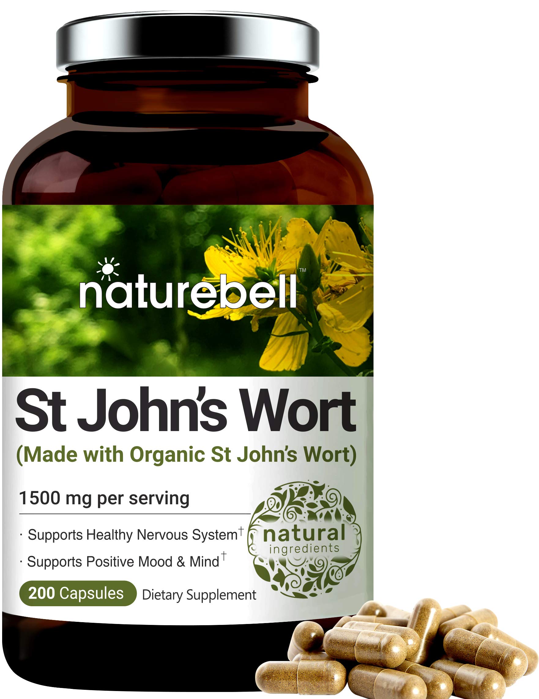 St John's Wort Supplement, Made with Organic St John's Wort Complex