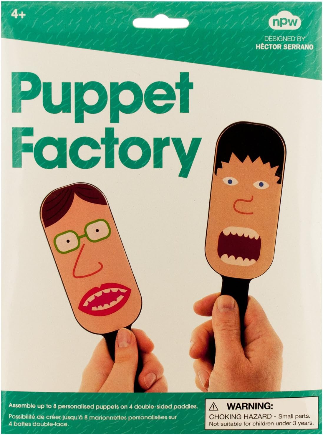 NPW Gifts Kids Arts and Crafts Puppet Factory Kit