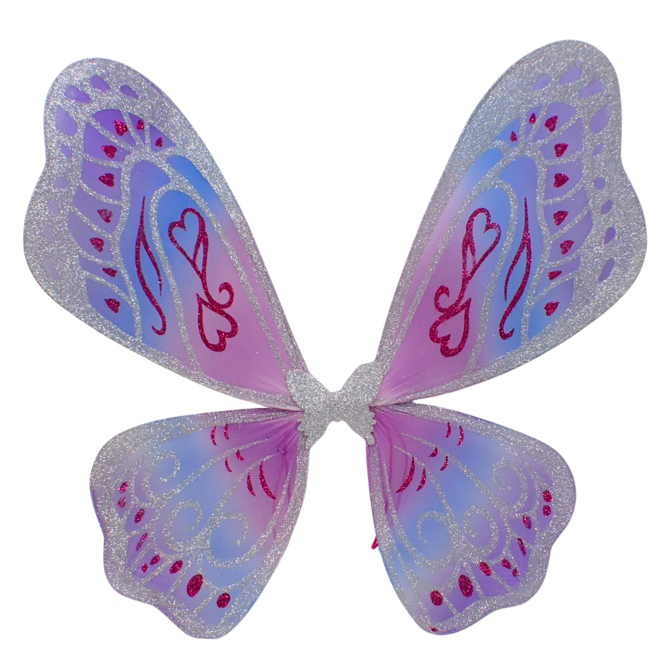 Topkids Accessories Large Fairy Wings for Adults and Big Kids, Tinkerbell Costume, Adult Wings, Fairy Wings Kids, Tooth Fairy Costume (Purple)