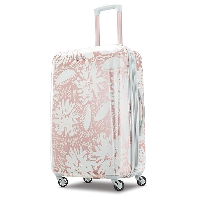 American Tourister Checked-Medium, Palm Trees best spinner luggage