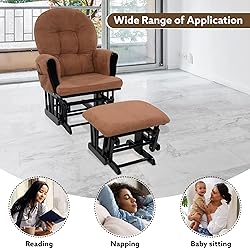 Nursery Glider & Ottoman Sets, Reclining Glider