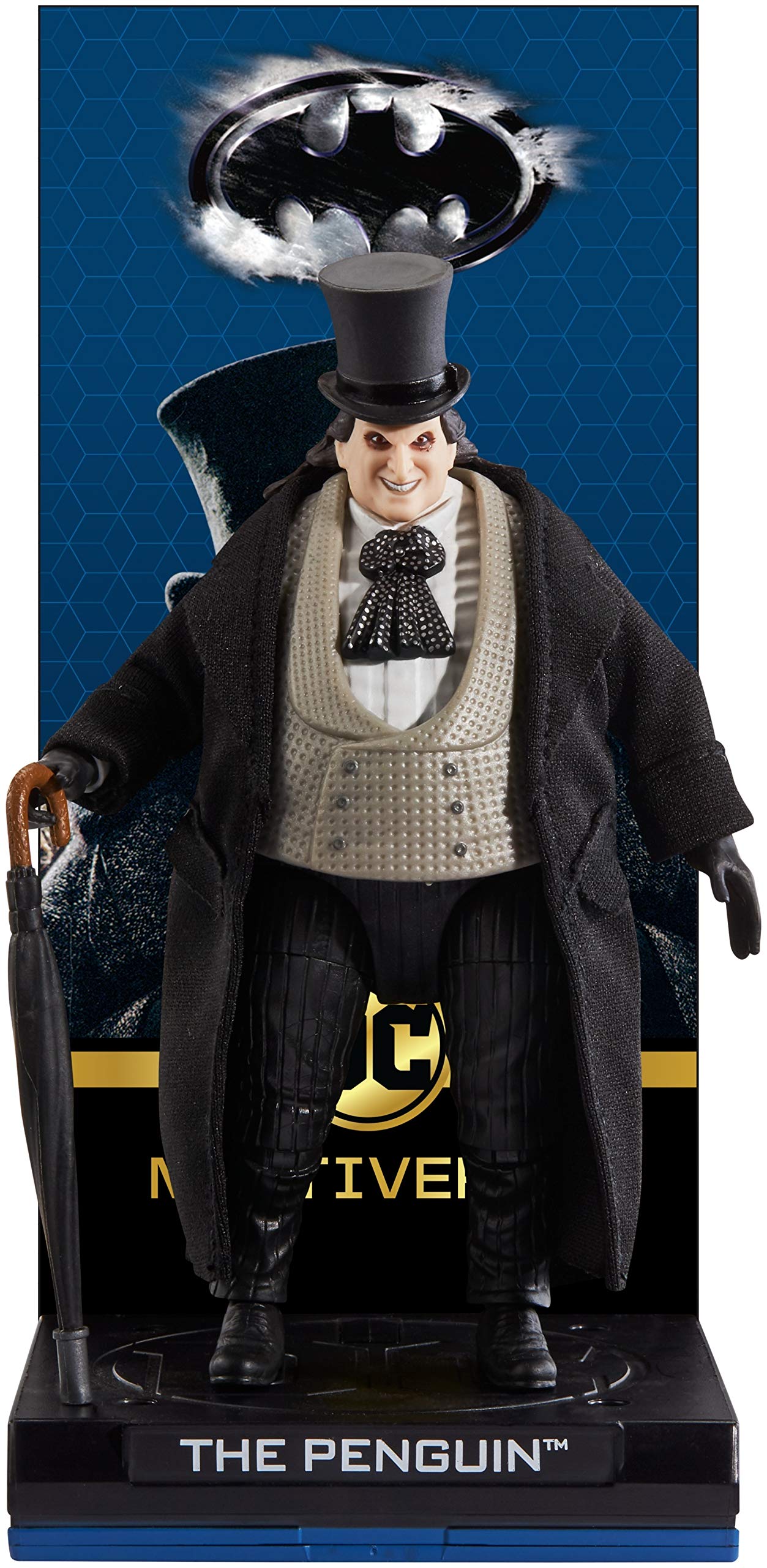DC Comics Multiverse Signature Collection Batman Returns The Penguin Figure, Multicolor