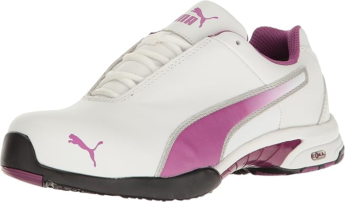 puma velocity idp white & black running shoes