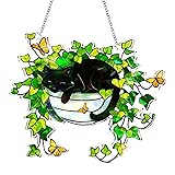 Book Ornament Stained Glass Window Hanging