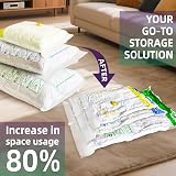 STORAGE MASTER Space Saver Bags 12 Pack with Electric Pump Vacuum Storage Bags view 8
